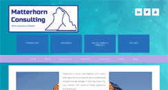 Desktop Screenshot of matterhornconsulting.com