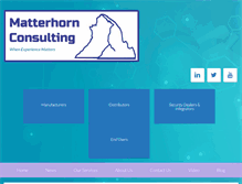Tablet Screenshot of matterhornconsulting.com